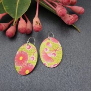 Earrings | Bush Walk | Gum Blossom | Oval Earrings | Small